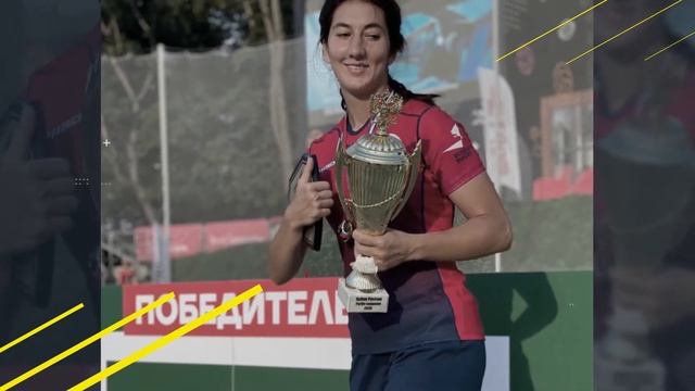 Чемпионы Кубка России по пляжному регби среди женских команд.