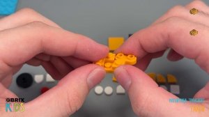 Собираем такси из конструктора QBRIX KIDS - детские конструкторы с видеоинструкцией