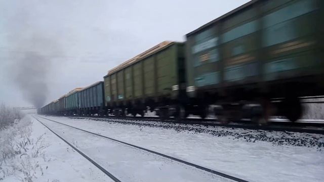 Тепловоз 2ТЭ10М-0495 Рутинная работа.