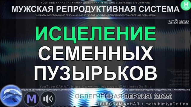 ЕСТЕСТВЕННОЕ ВОССТАНОВЛЕНИЕ семенных пузырьков Мощный САБЛИМИНАЛ-сеанс Мужское Здоровье.mp смотреть онлайн