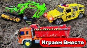Машинки мультики 🚚 Строительные машинки ищут автомобили в песке 🚚 Видео для детей