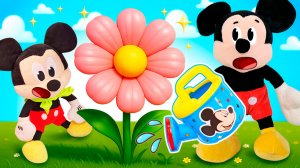 Патрик сажает цветочек 🌼 Волшебная лейка помогает! Новое видео для детей.