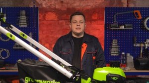 Газонокосилка аккумуляторная GreenWorks GD40LM48SP 40V, 48 см, самоходная, бесщеточная, 2517407USB4