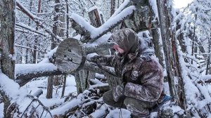 ИЗБА НА САНЯХ. ВЫШКА РУХНУЛА. ЗАДЫМЛЕНИЕ. ДОБЫЛ КУНИЦУ.