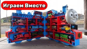 Машинки и поезда из мультика 🚂 Паровозик Томас и его друзья-машинки 🚂 Играем с Томасом