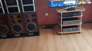 Стерео усилитель Одиссей 100 у 0 21 с колонками радиотехника  s90 и электроника 90AC
