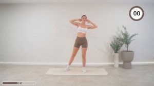 20 Min Standing Abs, Small Waist + Tones Arms Workout   Daily Routine, No Jumping, No Repeat
