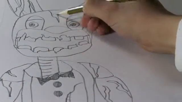Как рисовать Springtrap (FNAF 3)