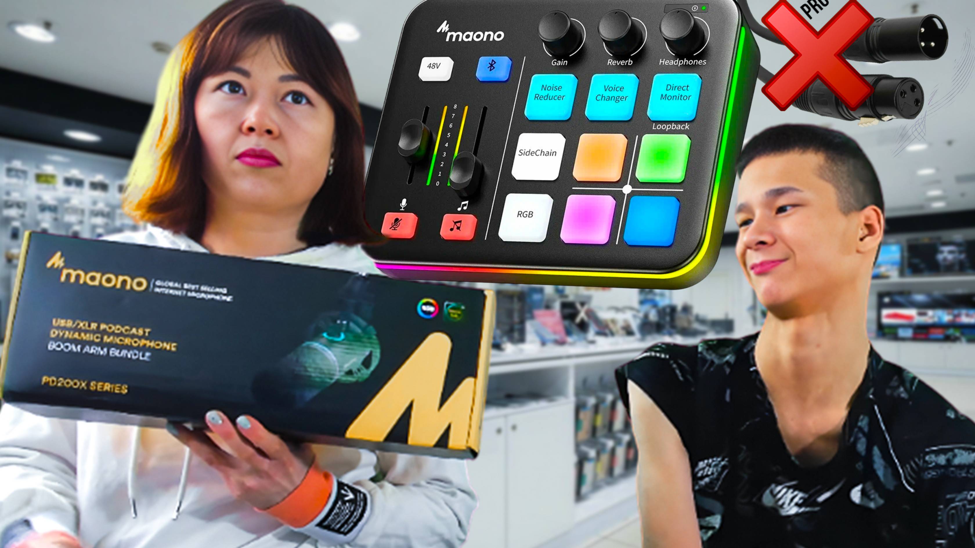 Купил Микрофон! MAONO PD200XS! И Аудиомикшер Maono G1 Neo! (СМОТРИТЕ ДО КОНЦА, ТАМ БУДЕТ ИНТЕРЕСНО)!