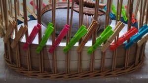 Овальный ПОДНОС с косой (Часть 4) Поднятие двойных стоек Верёвочка  из 4х