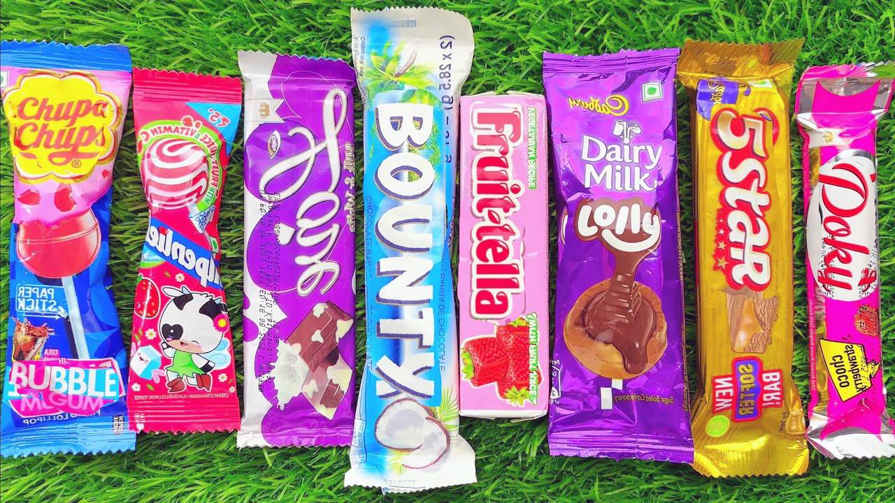 Мультики для детей про конфеты. Распаковка шоколадных леденцов и конфет Сладкие Мультики для малышей