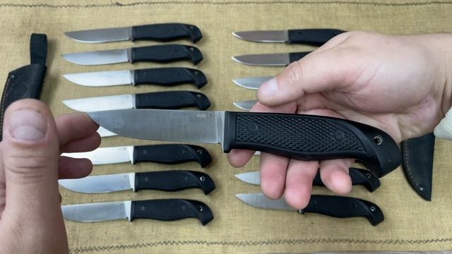 Новые модели бюджетных ножей / Рукоять из эластрона! смотреть онлайн