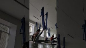 Аэройога. Высокий гамак. Сила и гибкость. Руки, кор и растяжка. Тренировки дома