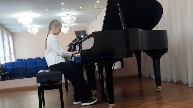 Кемерово, ЦДШИ, Крюкова Агата - В. Гиллок "Фонтан под дождём" смотреть онлайн