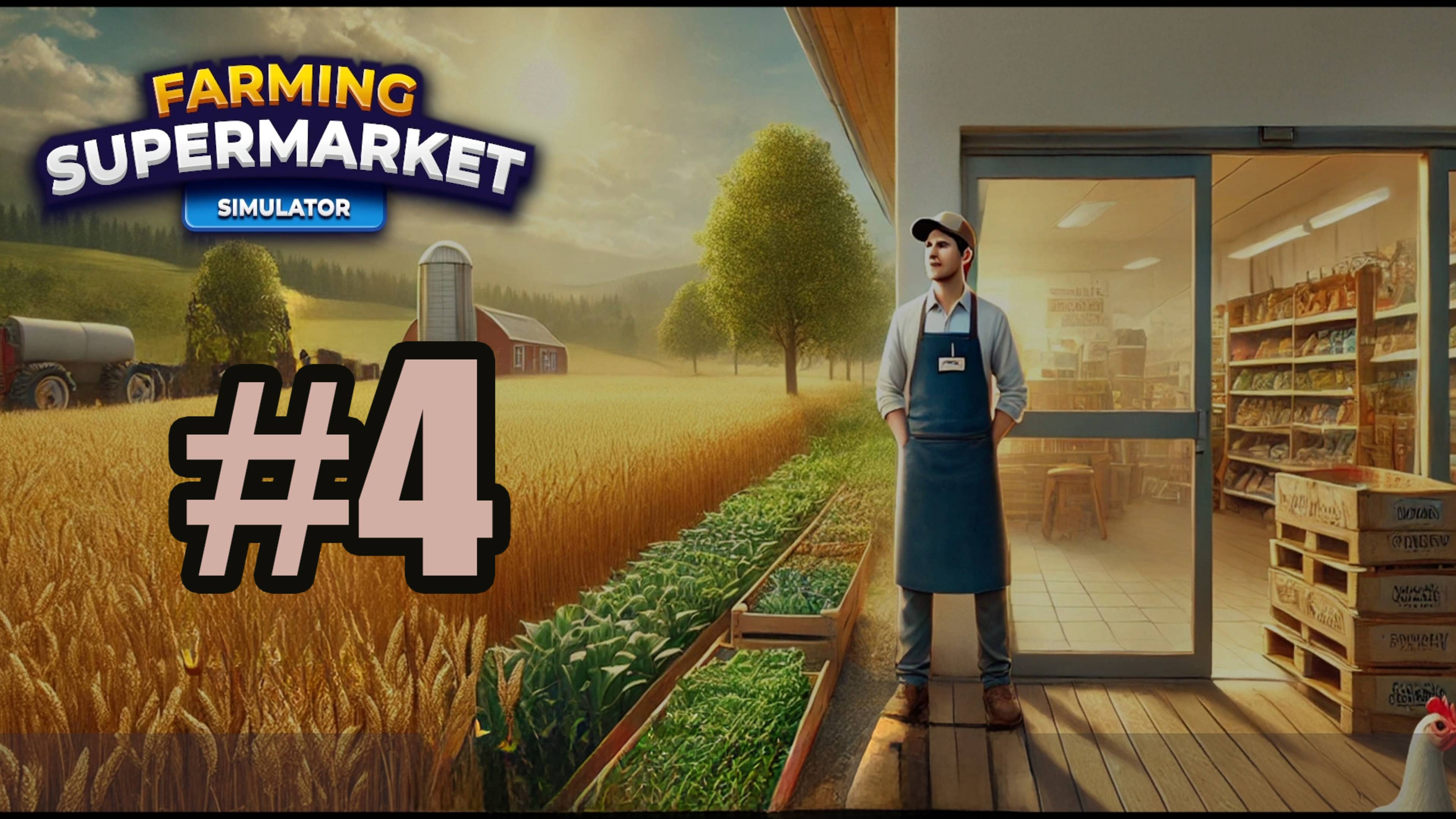 Farming and Supermarket Simulator #4 нанял кассира смотреть онлайн