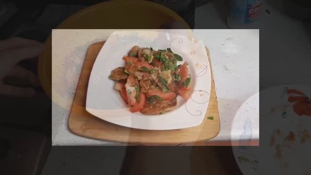 Рецепт из СССР, салат ЛАКОМКА