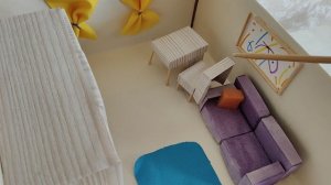 Макет комнаты из картона своими руками