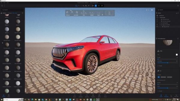 2-2 -Texture Assignment with Car Video and Features