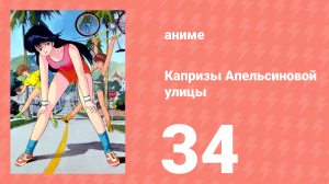 Капризы Апельсиновой улицы 34 серия (аниме-сериал, 1987)