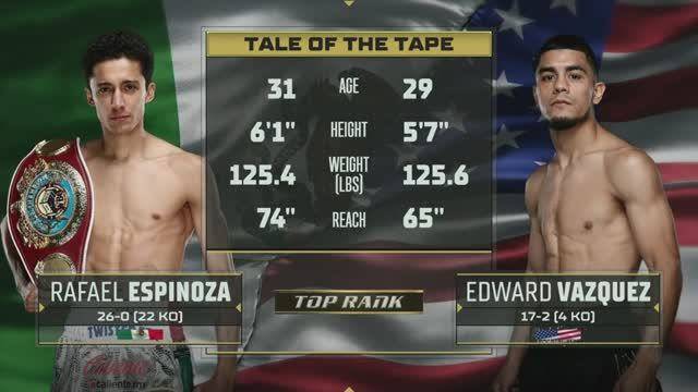 Бокс | Рафаэль Эспиноза vs Эдвард Васкес | Fatal Fury: City of the Wolves