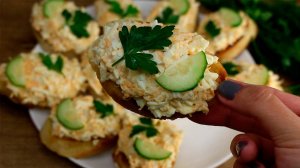 Вкусная НАМАЗКА НА БУТЕРБРОДЫ за 5 минут. Их всегда мало! / Завтрак, Перекус, Закуска