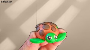 Как слепить Черепаху из пластилина / Черепаха из пластилина / как сделать черепаху / Лепка черепахи