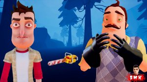 ШОУ ПРИВЕТ СОСЕД! РЕЗНЯ БЕНЗОПИЛОЙ В СУП НАБОР! HELLO NEIGHBOR  ПРОХОДИМ МОД GUEST WITH A CHAINSAW!