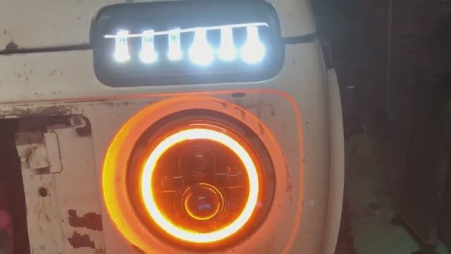 Установка и подключение Led фары , надфарнири,повторители поворотов на Ниву2121