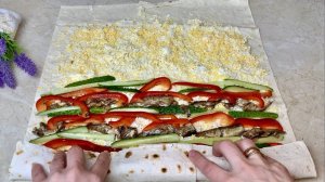 БЕРУ ЛАВАШ И ЗАВОРАЧИВАЮ В РУЛЕТ! ШПРОТЫ И Лаваш. Шпроты в лаваше