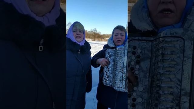 На стежині сніжком припорошеній виконує дует сестер Ольга Олійник та Олена Багінська смотреть онлайн
