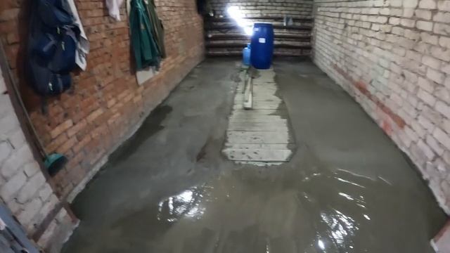 Гараж мечты. Стяжка пола. Наливной пол. Часть 2