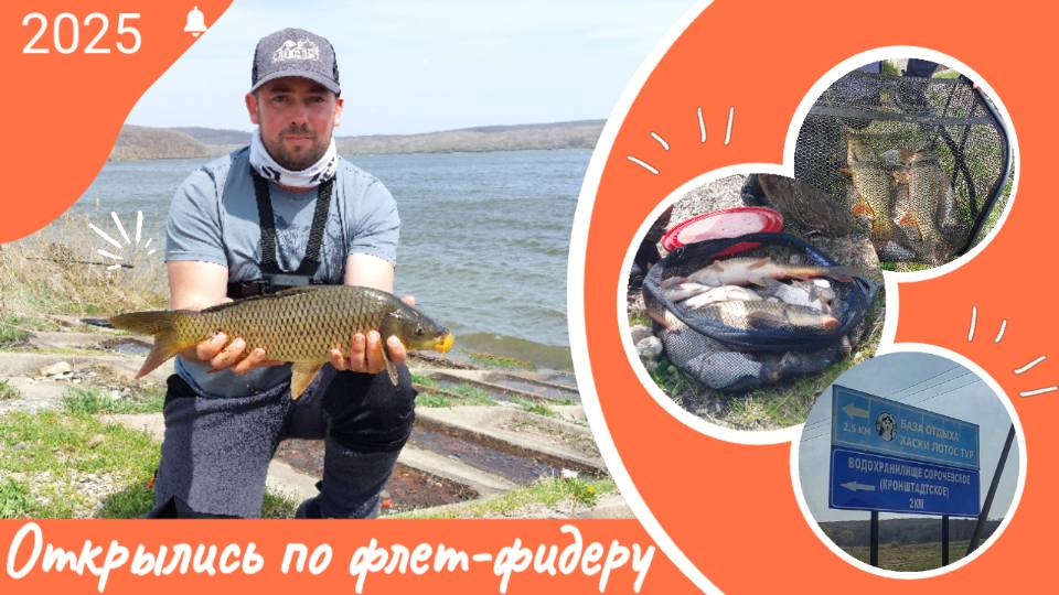 Открылись по Флет-фидеру. Дикие сазаны на флет. смотреть онлайн