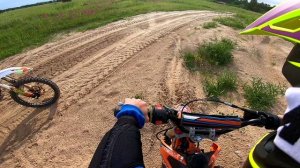 в 7 лет на детском питбайке 12й выезд MotoLand CRF 10 (70cc AT)