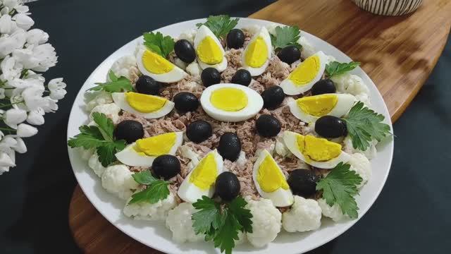 Итальянский салат из цветной капусты смотреть онлайн