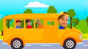 Брозаврики Песенка про автобус Развивающий мультик для детей Колеса у автобуса крутятся