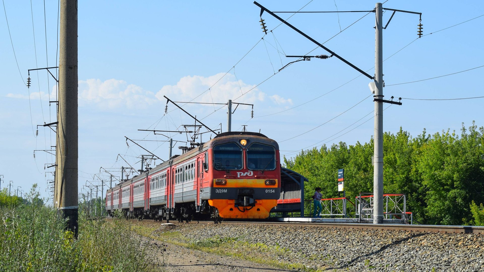 Электропоезд ЭД9М-0154