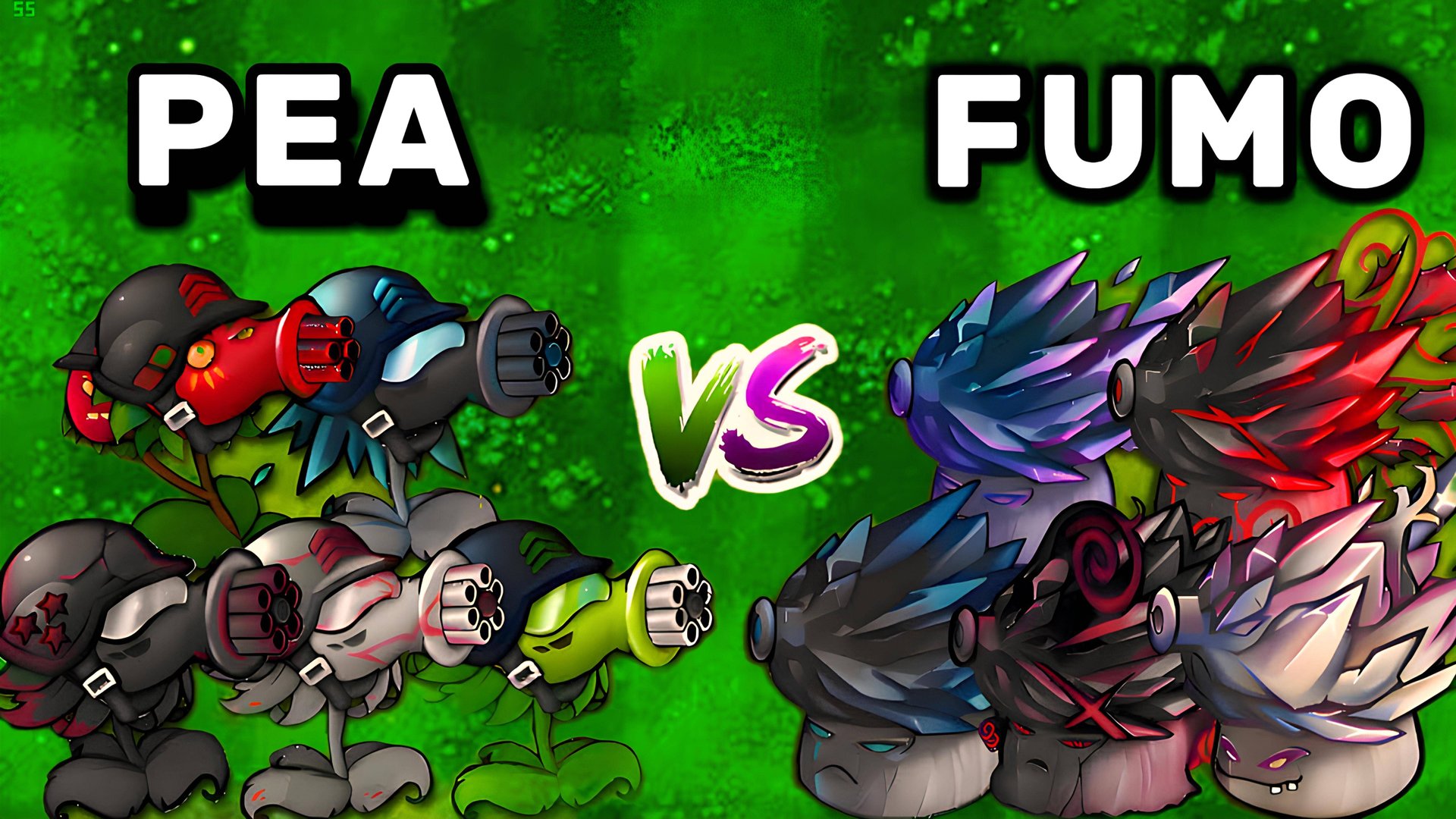 PVZ Fusion 2.5 Challenge - Команда Горохострелов vs Грибы Растения Fusion vs Ультимативный Зомби смотреть онлайн