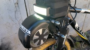 Всепогодный фрикционный электропривод для велосипеда