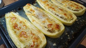 Вкусные КАБАЧКИ в духовке! Фаршированные ЛОДОЧКИ из кабачков. Простой Ужин для всей семьи