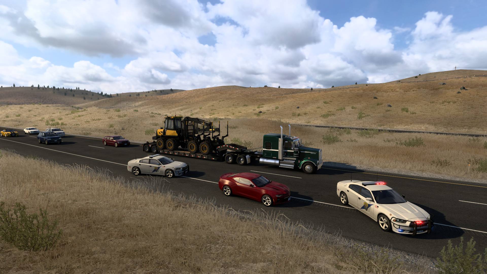 ATS Убрал ограничитель скорости