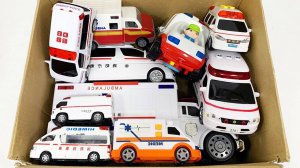 Мультики для малышей. Мини-автомобиль скорой помощи едет по склону. Мультики про машинки.