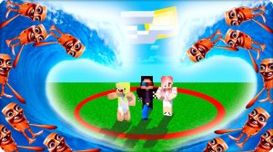 🪵 ВЫЖИЛИ при ЦУНАМИ из ТУНГ ТУНГ ТУНГ САХУРА в МАЙНКРАФТ! НУБИК ШЕДИ