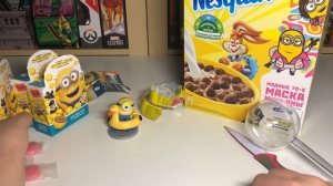 СЕКРЕТНАЯ АКЦИЯ NESQUIK С МИНЬОНАМИ В МАГНИТЕ МОДНЫЕ 70-Е / КОНФЕТЫ С ИГРУШКОЙ / МАСКА МИНЬОНЫ