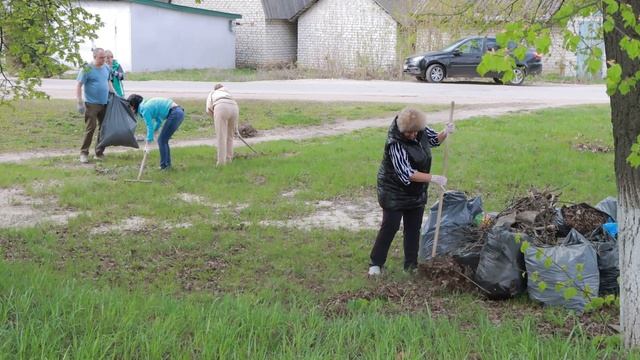 Субботник в селе Успенское