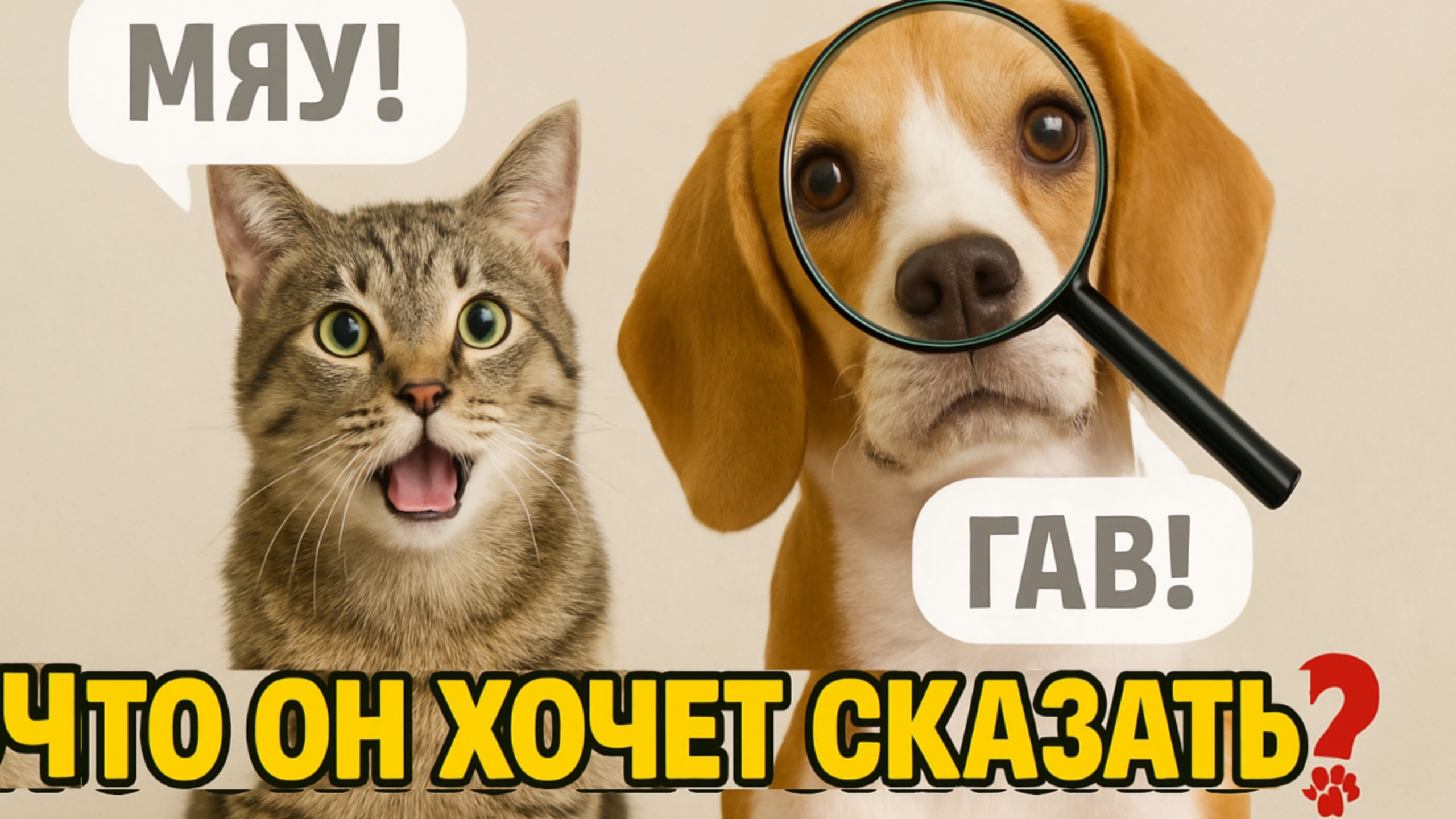 Как понять, что хочет сказать ваш питомец? 🐾🐶🐱 смотреть онлайн