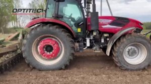 Работа трактора ОПТИТЭК серии ANTARES TS 2604 с дисковой бороной