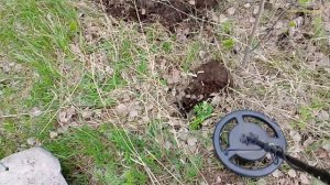 Непогода ветер, снег, дождь, не дал покапать металл, но находки есть.