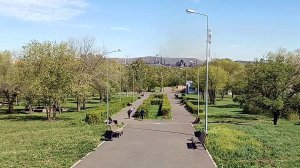 Магнитогорск, парк Ветеранов Магнитки, пляж Северный, лагуна реки Урал (04.05.2025)