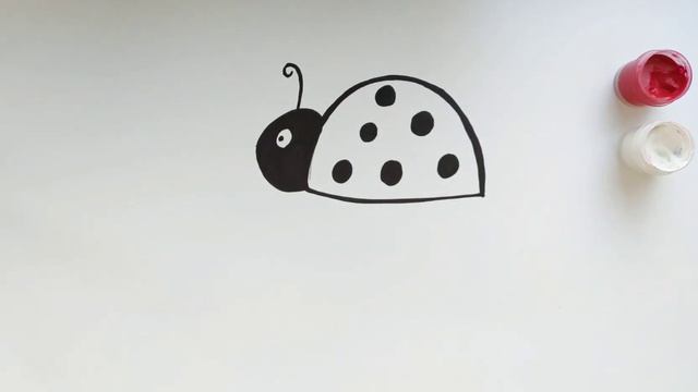 How to draw a ladybug | ladybug | Art for kids | ladybug drawing | Как нарисовать божью коровку смотреть онлайн