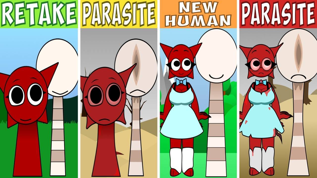 INCREDIBOX SPRUNKI 💀 | RETAKE & NEW HUMAN 👨 VS PARASPRUNKI | КТО ЖЕ ПОБЕДИТ??? 🤩 смотреть онлайн